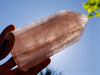 Polished Rose Quartz Crystals x 2 From Madagascar