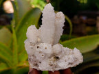 Natural Mountain Snow Quartz Coated Calcite Pseudomorph Cluster Specimens x 6 From Albert's Mountain, Lesotho