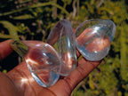 Polished Clear Quartz Galets x 12 From Madagascar