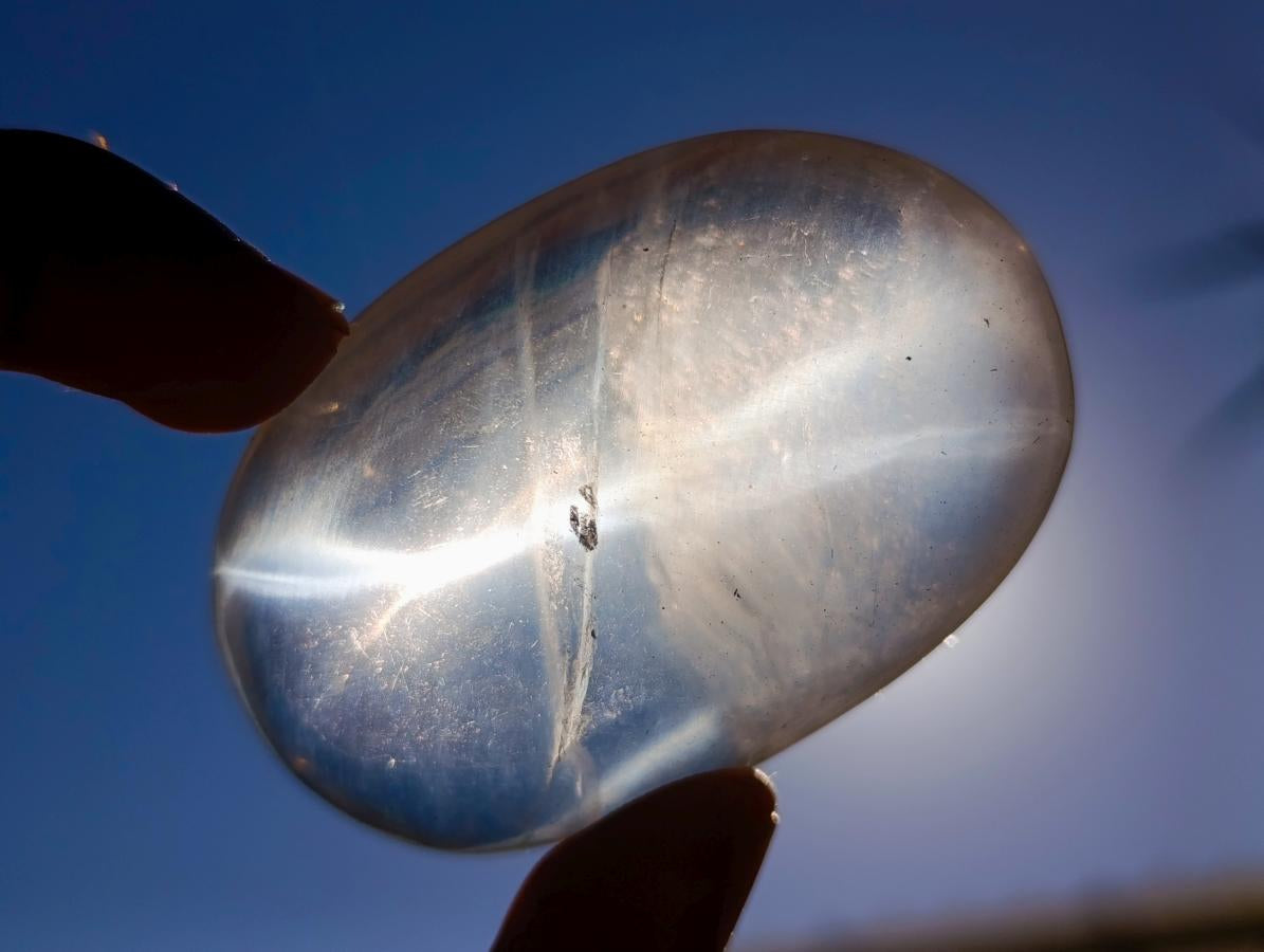 Polished Clear Quartz Galets x 12 From Madagascar