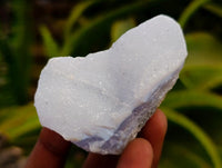 Natural Blue Lace Agate Geode Specimens x 24 From Nsanje, Malawi