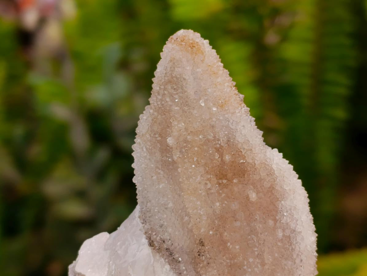 Natural Drusy Snow Quartz Clusters With Calcite Pseudomorph x 8 From Albert's Mountain , Lesotho