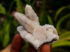 Natural Drusy Snow Quartz Clusters With Calcite Pseudomorph x 8 From Albert's Mountain , Lesotho