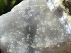 Natural Blue Lace Agate Geode Specimens x 4 From Nsanje, Malawi