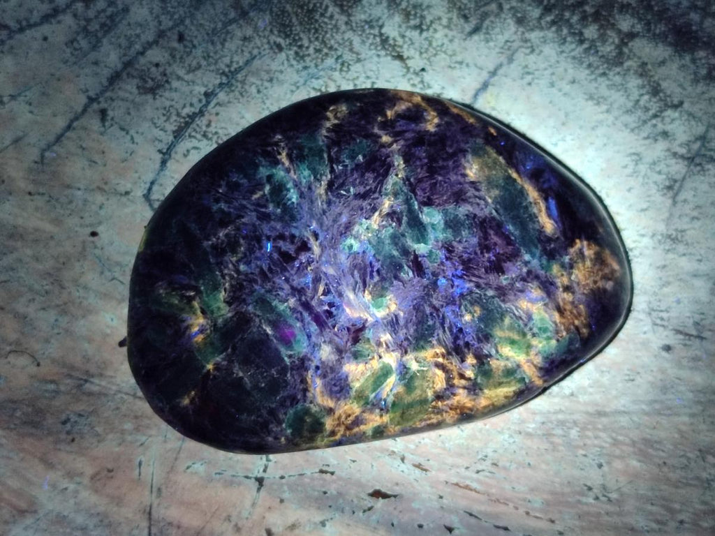 Polished Emerald Mica 'Mutokolite' Free Forms x 6 From Mutoko, Zimbabwe