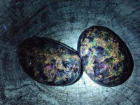 Polished Emerald Mica 'Mutokolite' Free Forms x 6 From Mutoko, Zimbabwe
