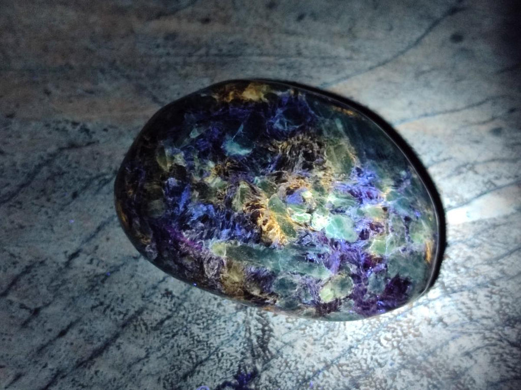 Polished Emerald Mica 'Mutokolite' Free Forms x 6 From Mutoko, Zimbabwe