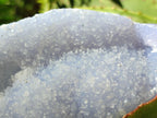 Natural Blue Lace Agate Geode Specimens x 6 From Nsanje, Malawi