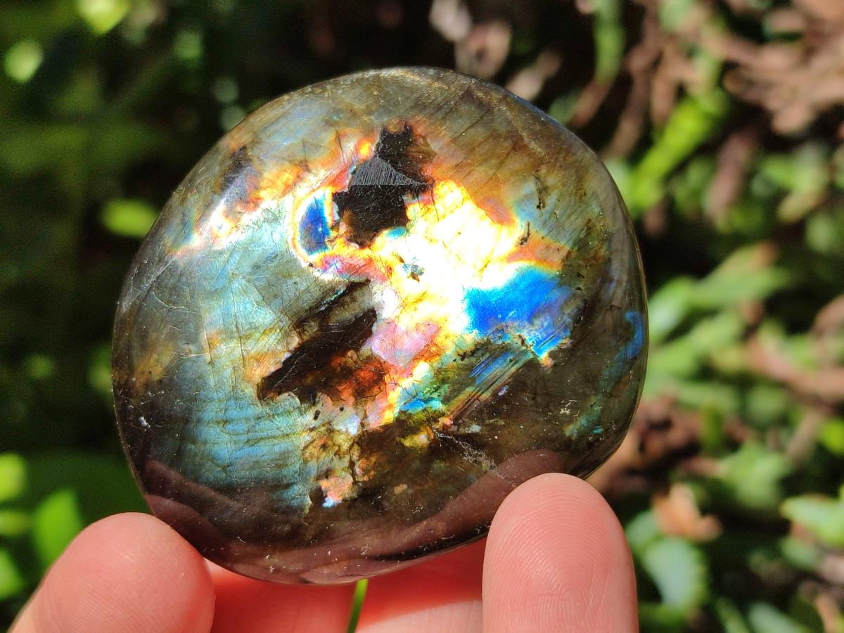 Polished Labradorite Galets x 25 From Tulear, Madagascar