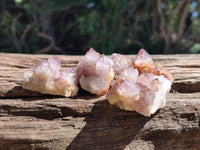 Natural Sunburst Amethyst Spirit Clusters x 20 From Boekenhouthoek, South Africa