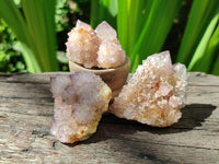 Natural Sunburst Amethyst Spirit Clusters x 20 From Boekenhouthoek, South Africa