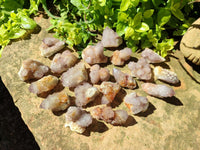 Natural Sunburst Amethyst Spirit Clusters x 20 From Boekenhouthoek, South Africa