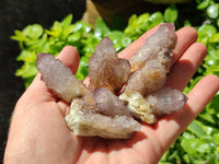 Natural Sunburst Amethyst Spirit Clusters x 20 From Boekenhouthoek, South Africa
