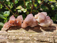 Natural Sunburst Amethyst Spirit Clusters x 20 From Boekenhouthoek, South Africa