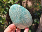 Polished Amazonite Standing Free Forms x 3 From Madagascar