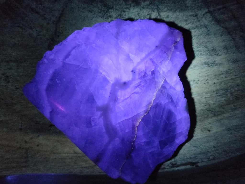 Polished On One Side Watermelon Fluorite Slices x 3 From Uis, Namibia