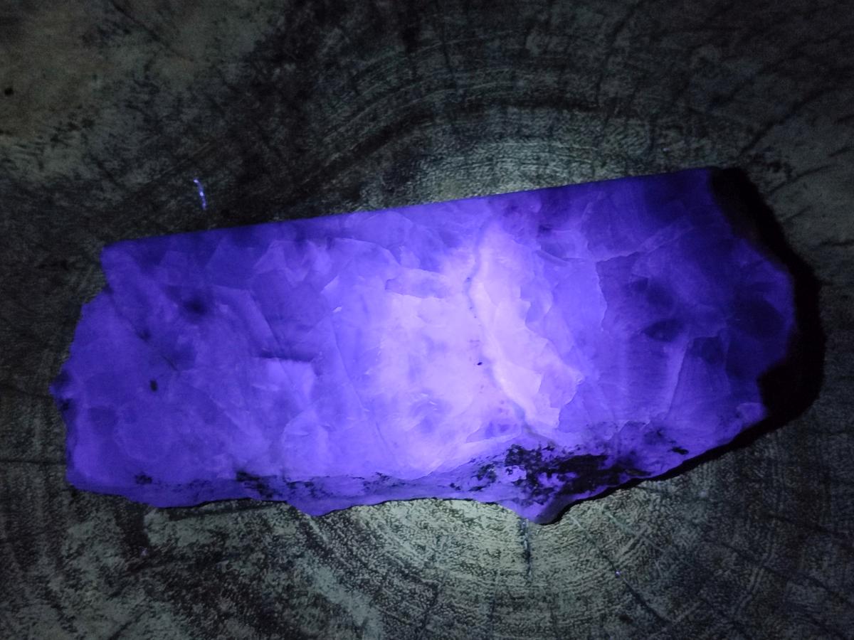 Polished On One Side Watermelon Fluorite Slices x 3 From Uis, Namibia