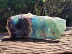 Polished On One Side Watermelon Fluorite Slices x 3 From Uis, Namibia