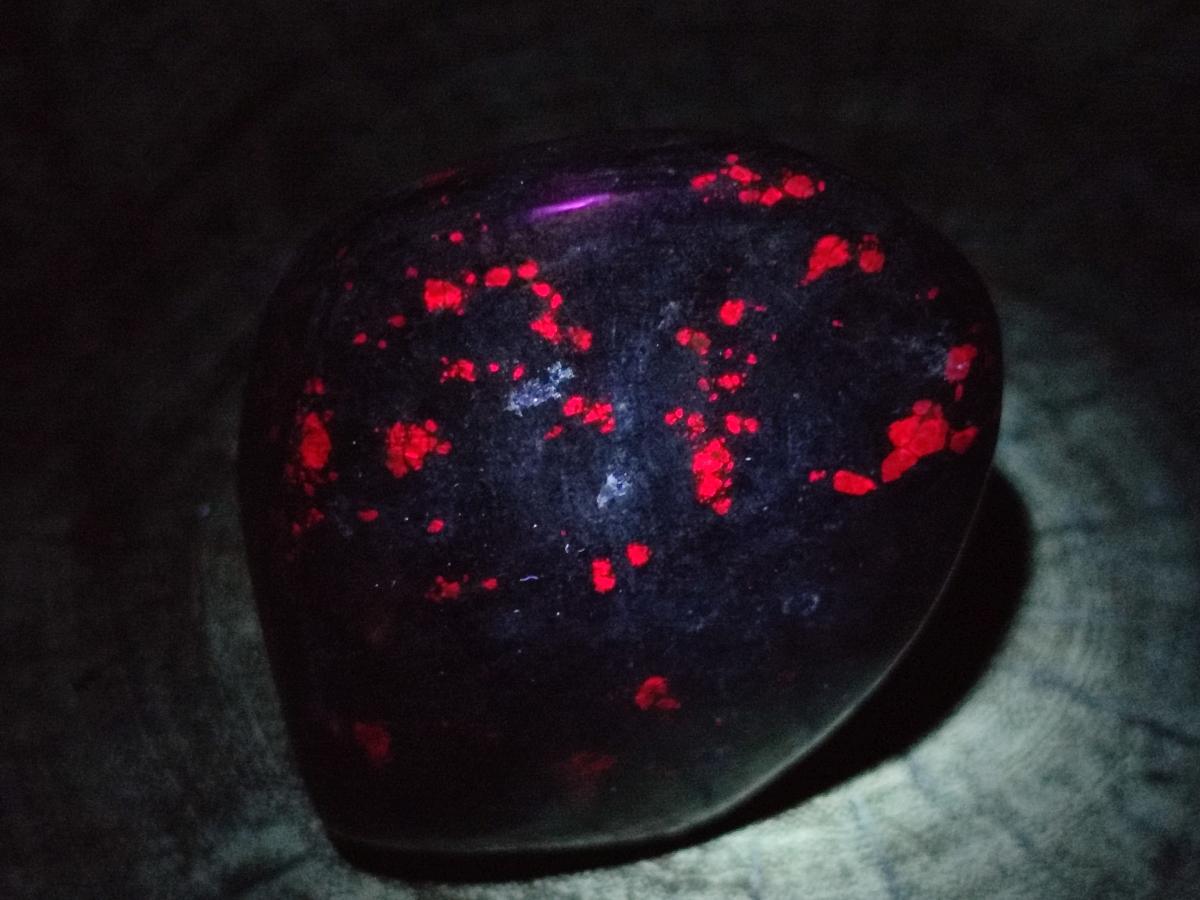 Polished Verdite With Ruby Corundum Standing Free Forms x 3 From Zimbabwe