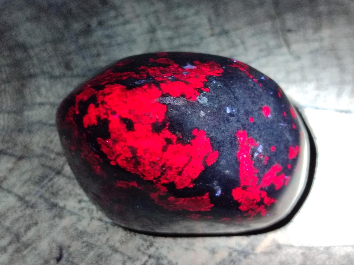 Polished Verdite With Ruby Corundum Standing Free Forms x 3 From Zimbabwe