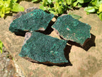 Natural Crystalline Malachite Specimens x 12 From Tenke Fungurume, Congo