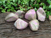 Polished Stichtite Free Forms x 6 From Barberton, South Africa