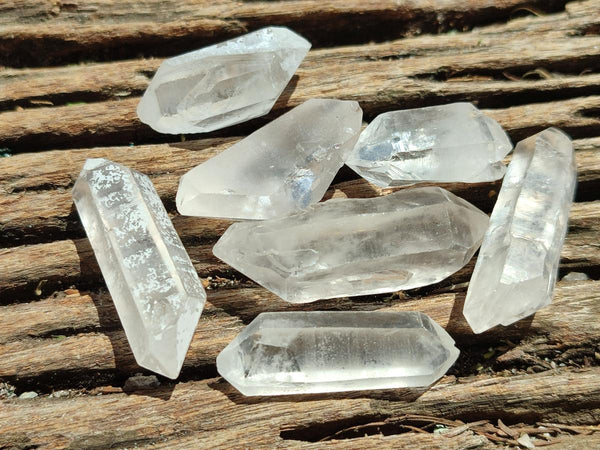 Natural Double Terminated Clear Quartz Crystals x 70 From Madagascar