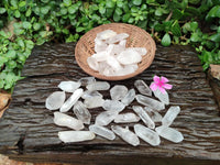 Natural Double Terminated Clear Quartz Crystals x 70 From Madagascar