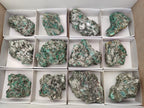 Natural Emerald Mica 'Mutokolite' Cobbed Specimens x 12 From Mutoko, Zimbabwe