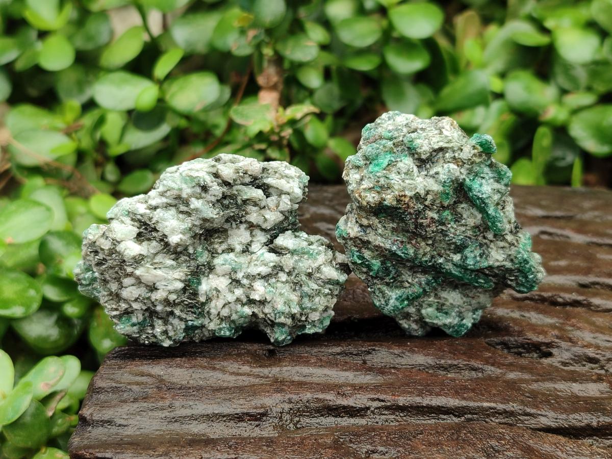 Natural Emerald Mica 'Mutokolite' Cobbed Specimens x 12 From Mutoko, Zimbabwe