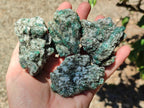 Natural Emerald Mica 'Mutokolite' Cobbed Specimens x 12 From Mutoko, Zimbabwe