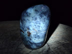 Polished Dendritic Opal Standing Free Forms x 2 From Moralambo, Madagascar