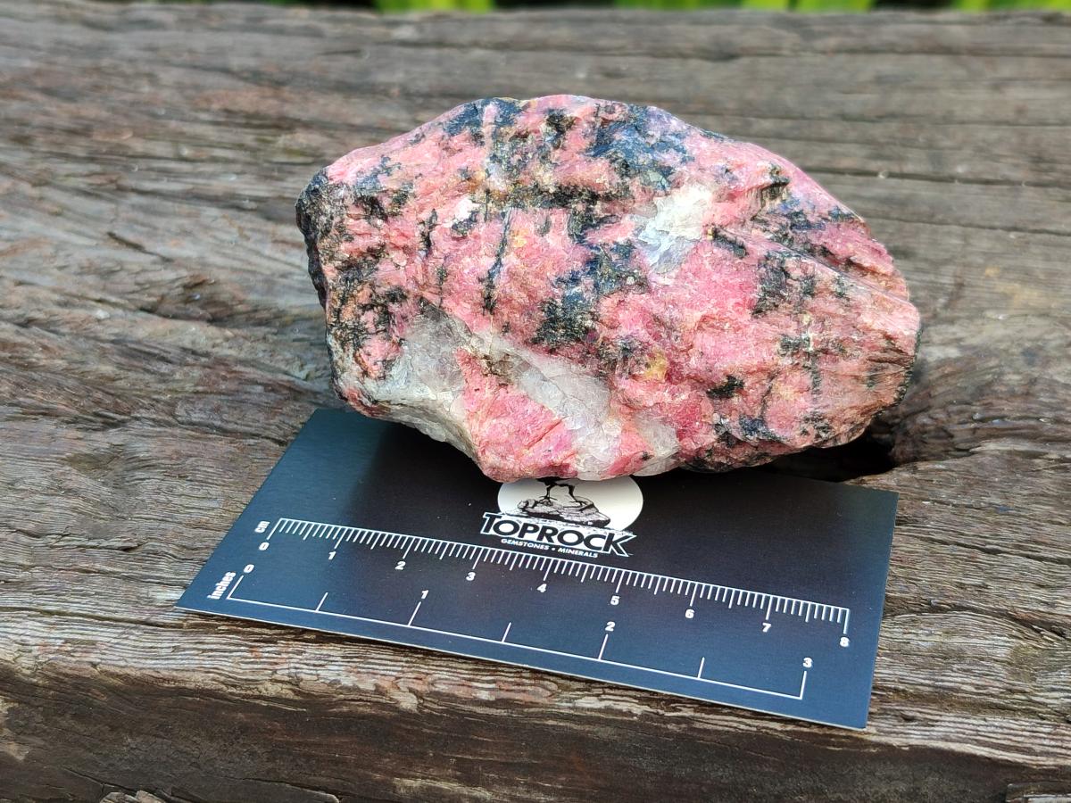 Natural Rhodonite Cobbed Specimens x 6 From Rhusinga, Zimbabwe
