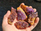 Natural Amethystos Amethyst Clusters x 35 From Kwaggafontein, South Africa