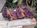 Natural Amethystos Amethyst Clusters x 35 From Kwaggafontein, South Africa