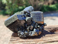 Natural Schorl Black Tourmaline Specimens x 6 From Erongo, Namibia