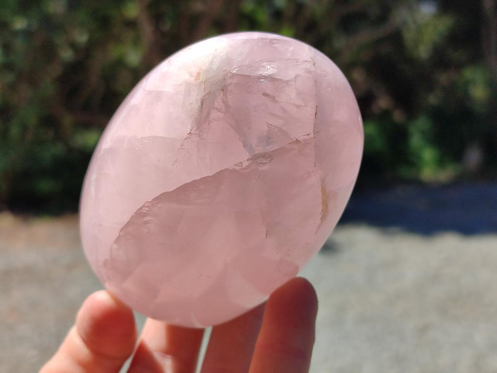 Polished Rose Quartz Standing Free Forms x 4 From Madagascar