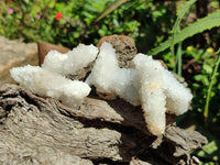 Natural Drusy Snow Finger Crystals x 12 From Albert's Mountain , Lesotho