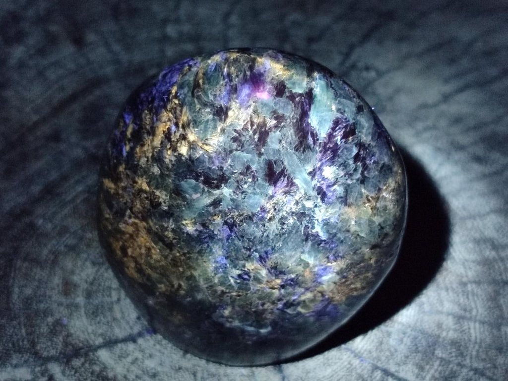 Polished Emerald Mica 'Mutokolite' Standing Free Forms x 3 From Mutoko, Zimbabwe