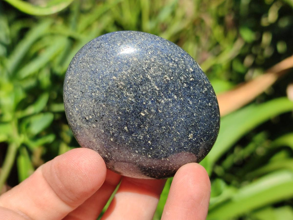 Polished Lazulite Galets x 12 From Madagascar - Toprock Gemstones and Minerals 