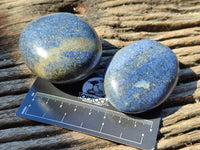 Polished Lazulite Galets x 12 From Madagascar