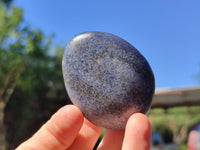 Polished Lazulite Galets x 12 From Madagascar