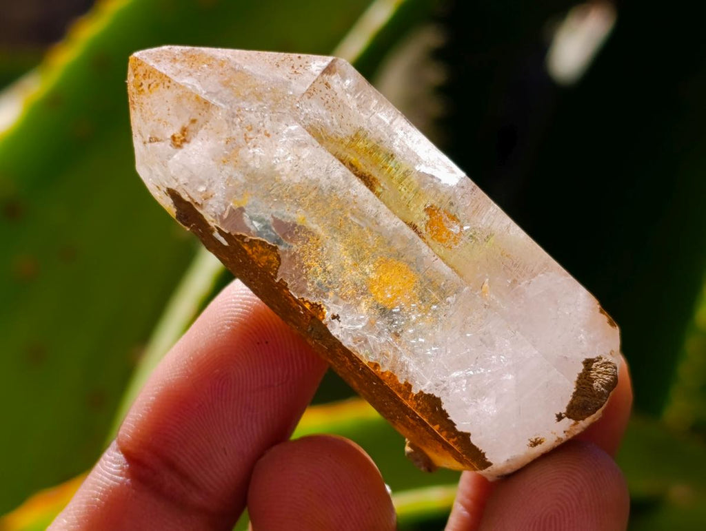 Natural Mix of Smokey, Clear and Amethyst Quartz Crystals x 12 From Brandberg, Namibia