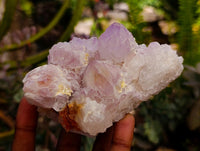 Natural Sunburst Amethyst Spirit Clusters x 3 From Boekenhouthoek, South Africa