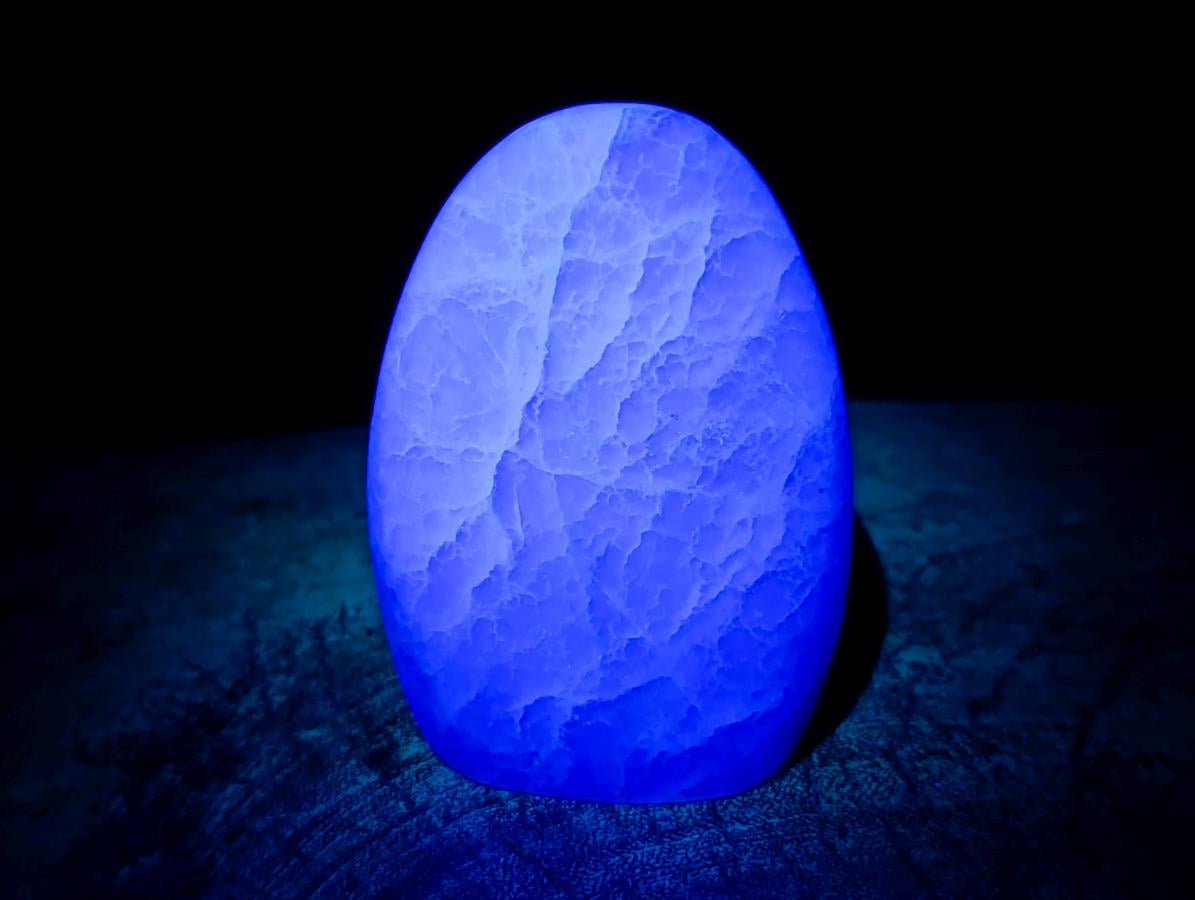 Polished Green Fluorite Standing Free Forms x 2 From Madagascar