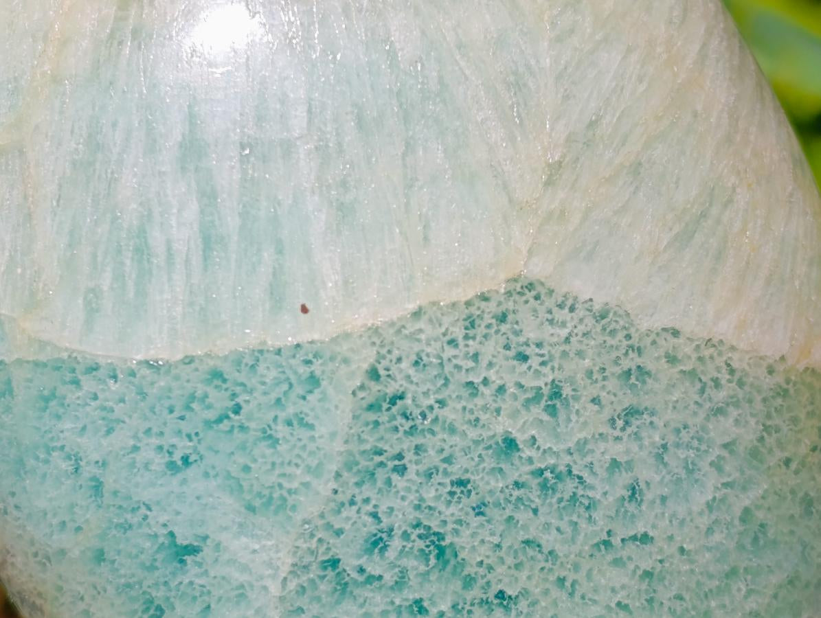 Polished Green Fluorite Standing Free Forms x 2 From Madagascar