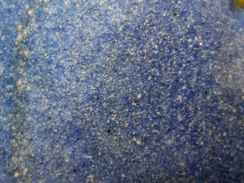 Polished Large Lazulite Hearts x 6 From Madagascar