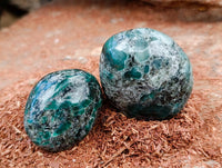 Polished Emerald Mica 'Mutokolite' Free Forms x 6 From Mutoko, Zimbabwe