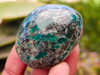 Polished Emerald Mica 'Mutokolite' Free Forms x 6 From Mutoko, Zimbabwe