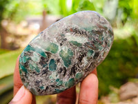 Polished Emerald Mica 'Mutokolite' Free Forms x 6 From Mutoko, Zimbabwe